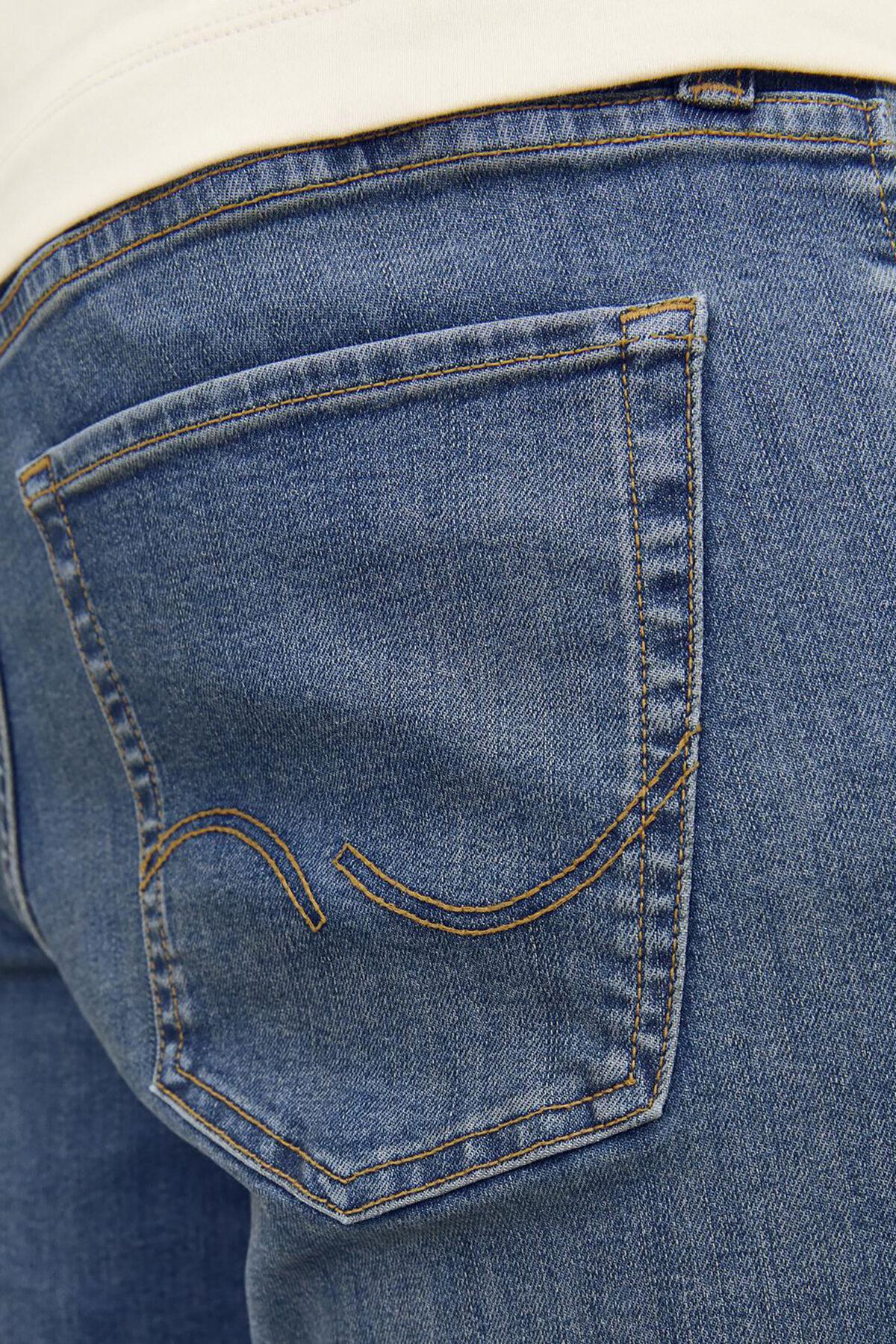 Jack & Jones  Jack&Jones Glenn Erkek Kot Pantolon 12259084 BLUE DENIM - Görsel 5