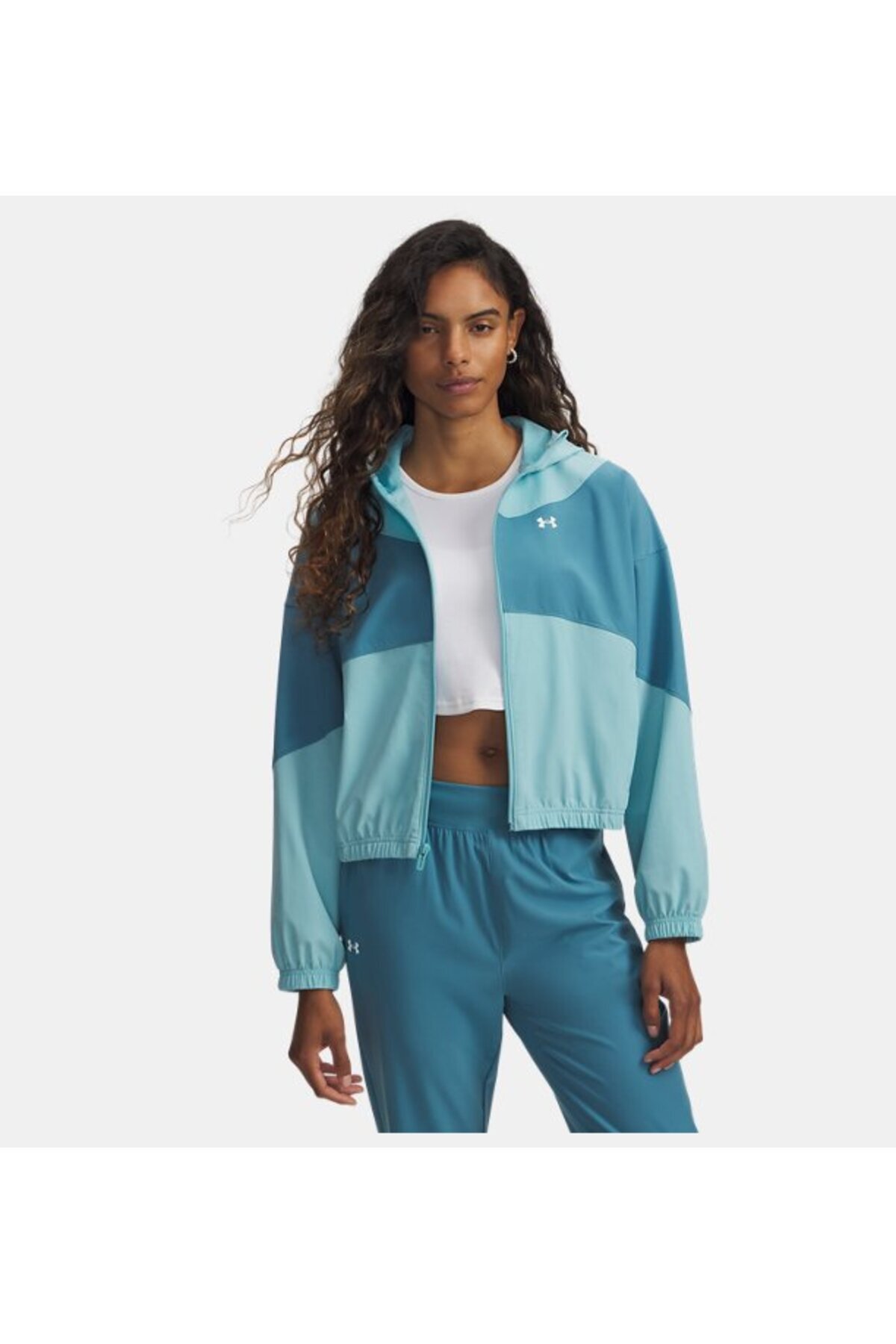 Under Armour Kadın UA Rival Woven Kapüşonlu Ceket 6004849-425