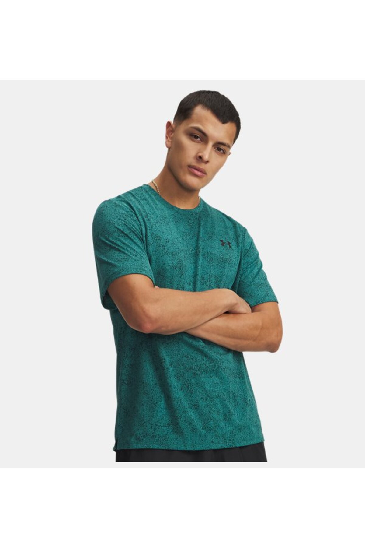 آندر آرمور تی شرت مردانه طرح UA Tech مدل Pixelate کد ۶۰۰۵۹۲۰-۳۳۸