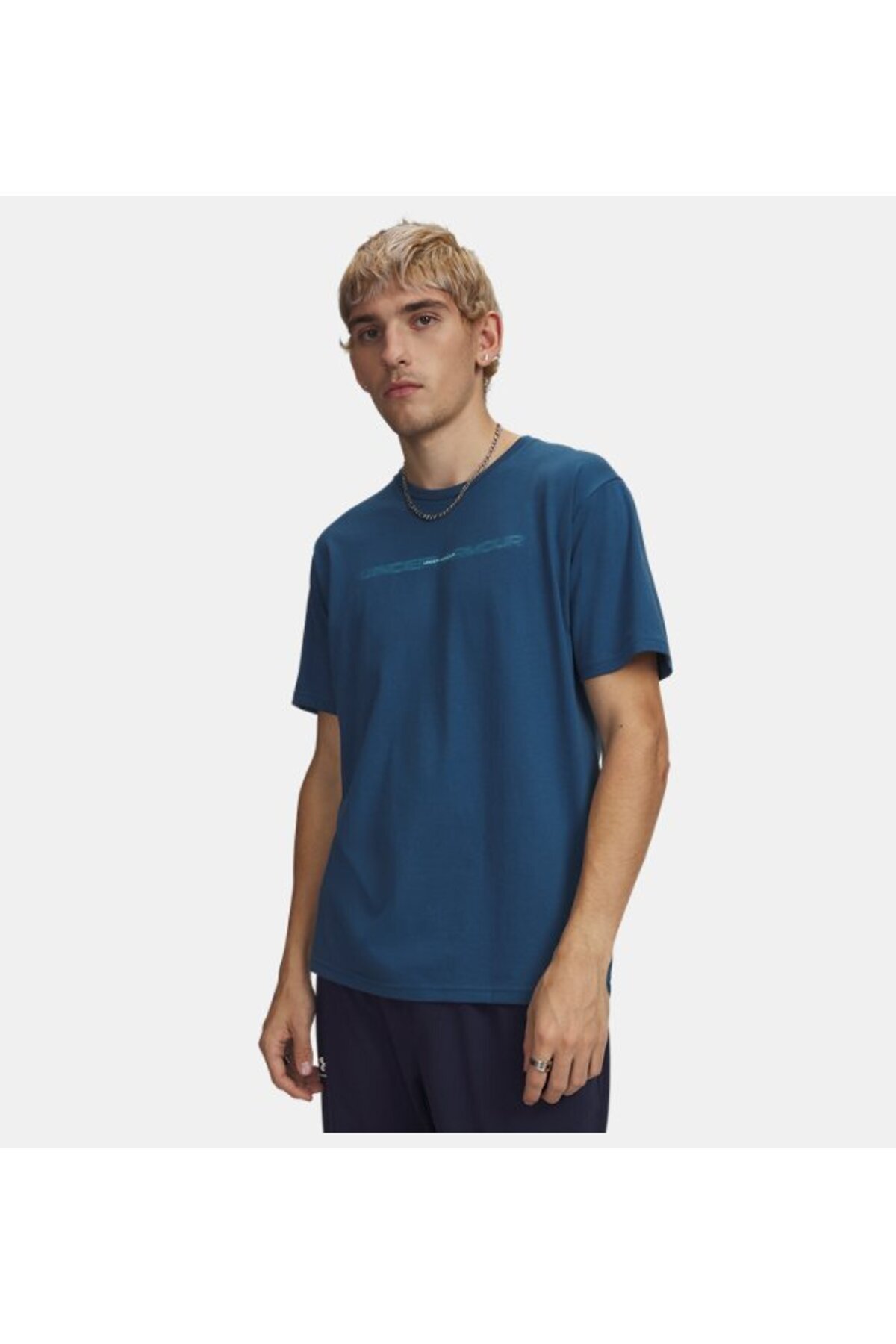 آندر آرمور تی‌شرت آستین کوتاه مردانه UA Blur Wordmark مدل 6009248-498