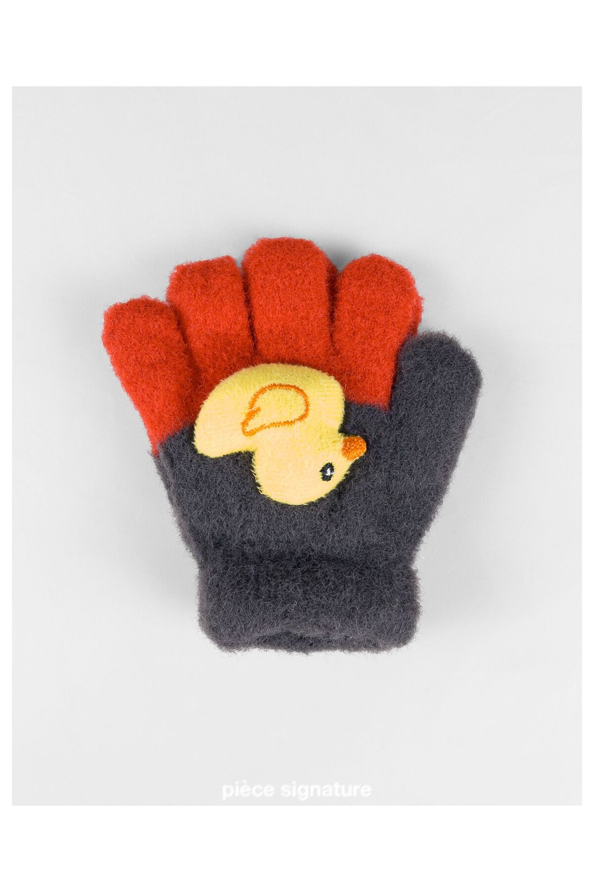 PIECE SIGNATURE Sevimli Ördek Aksesuarlı Yumoş Çocuk Eldiven ( 1-3 Yaş ) fotoğrafı 2 (önizleme)