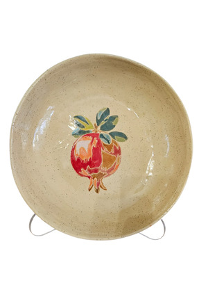 Tasarım Nar Desenli Stoneware Kase