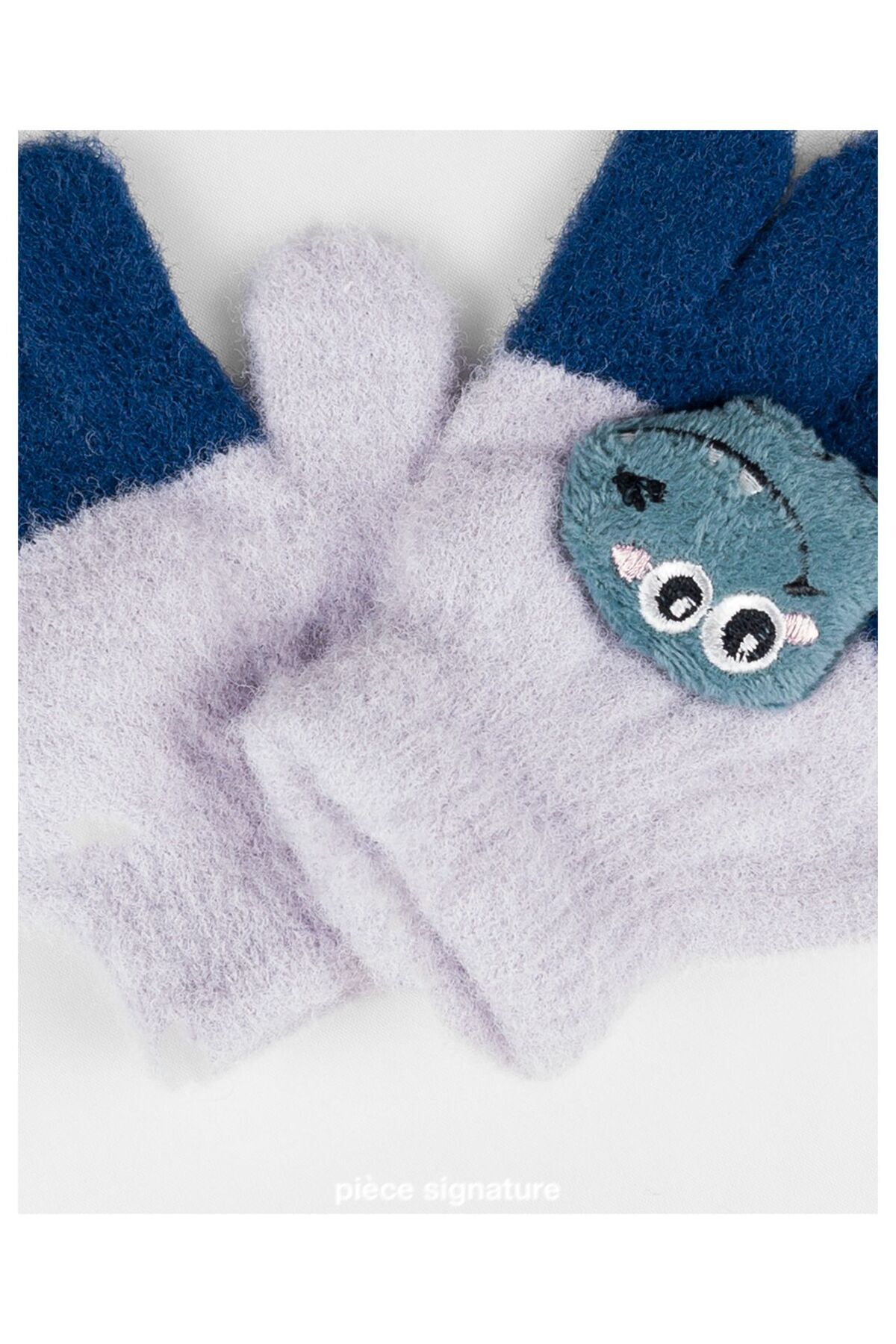 PIECE SIGNATURE Sevimli Değişik Aksesuarlı Yumoş Çocuk Eldiven ( 1-3 Yaş ) fotoğrafı 2 (önizleme)