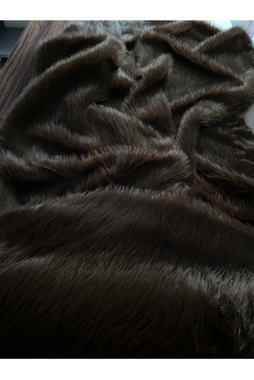 Atlas Kumass Kürk Kumaş Kahverengi