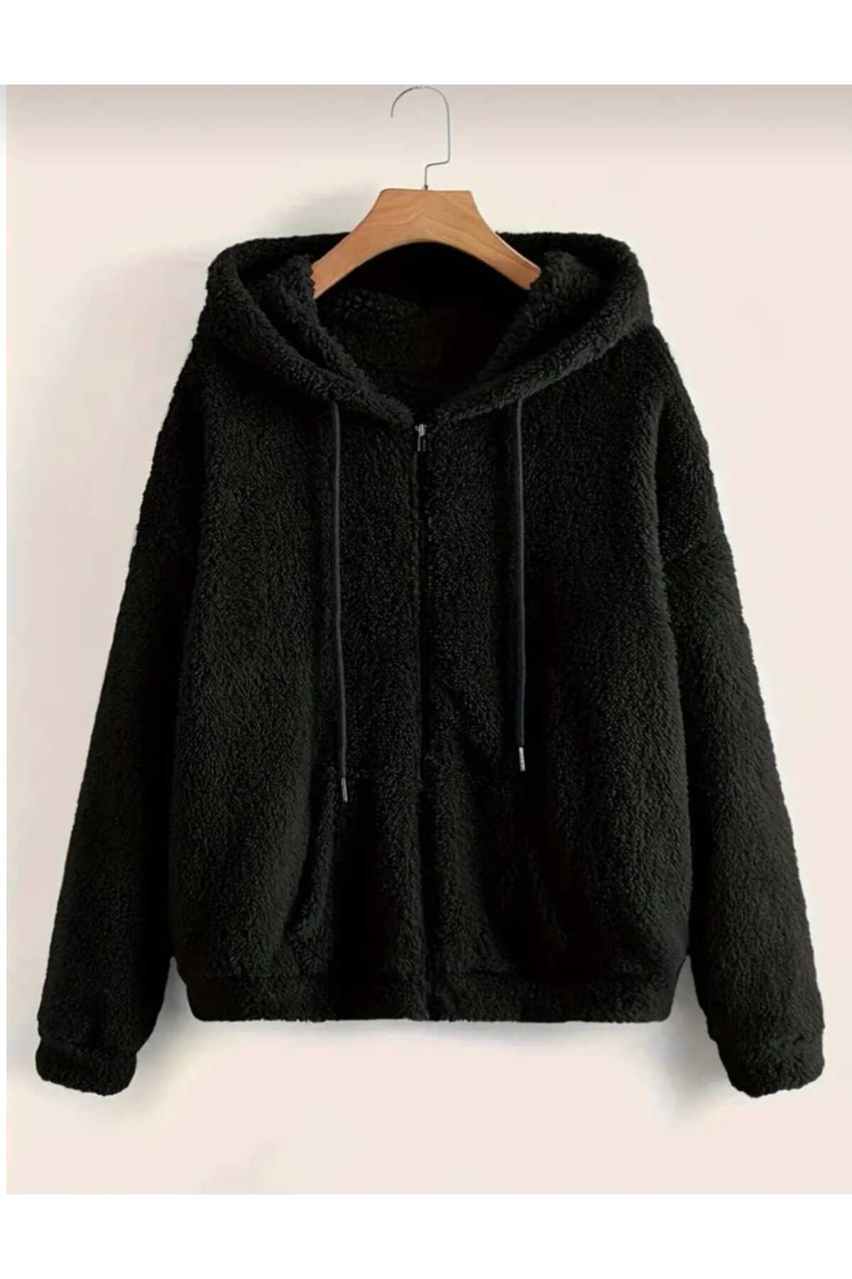 ALİ.COM Унисекс флисово яке с качулка и цип