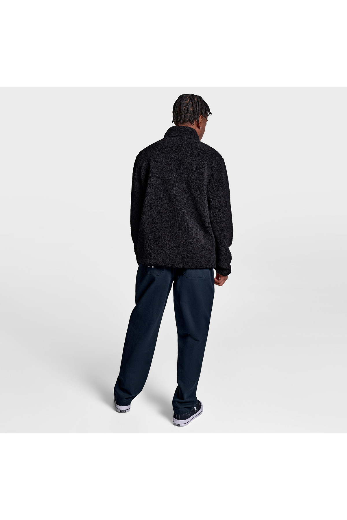 Converse Contrast Sherpa Erkek Siyah Ceket görsel 3