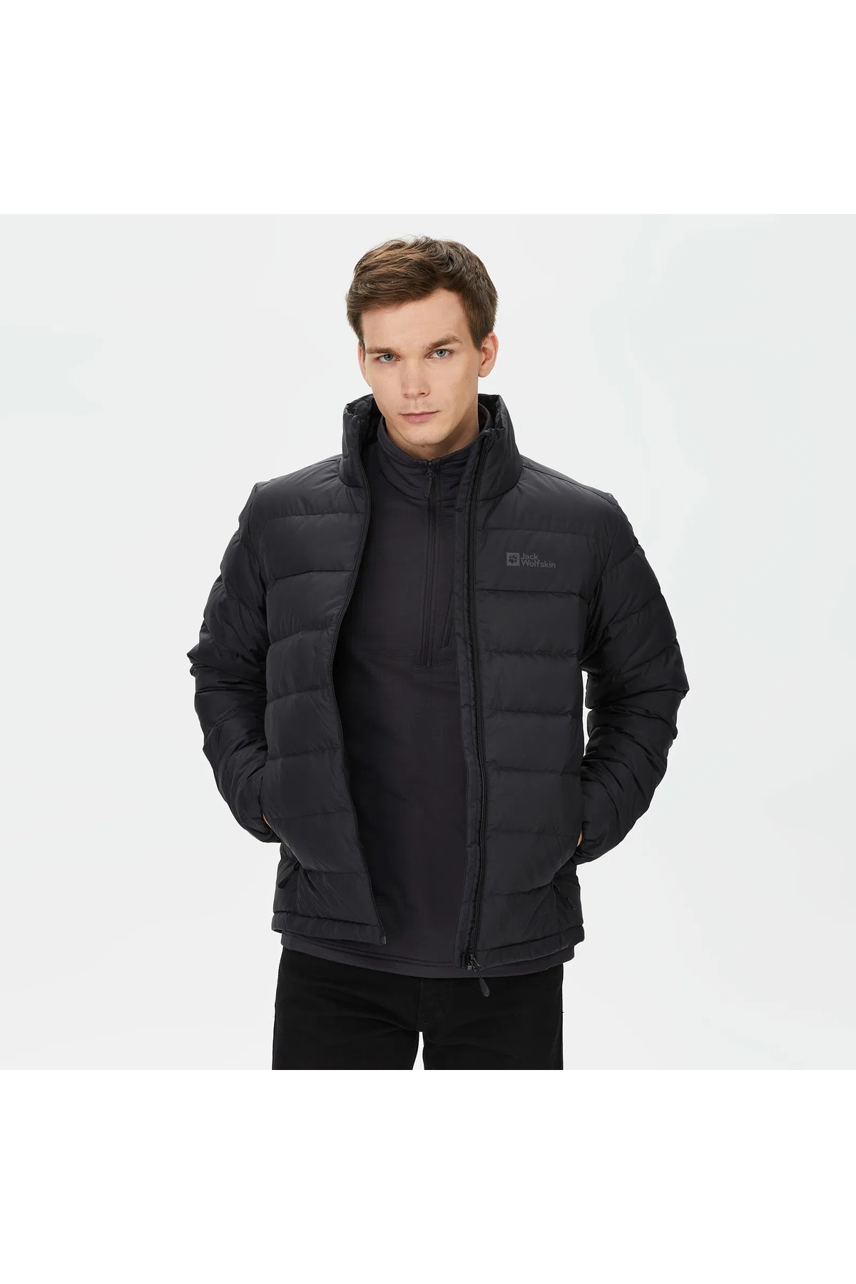 Jack Wolfskin Ather Siyah Erkek Mont