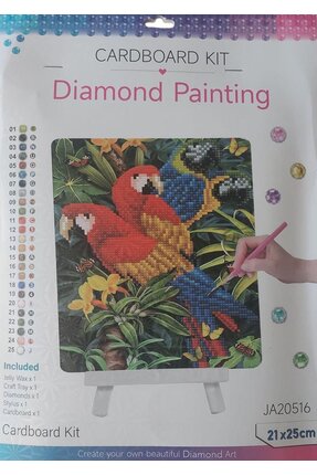 DUCK HOBY 21x25 Çocuklar İçin Boncuklu Taşlı Mozaik Elmas Boyama Goblen Pano ...