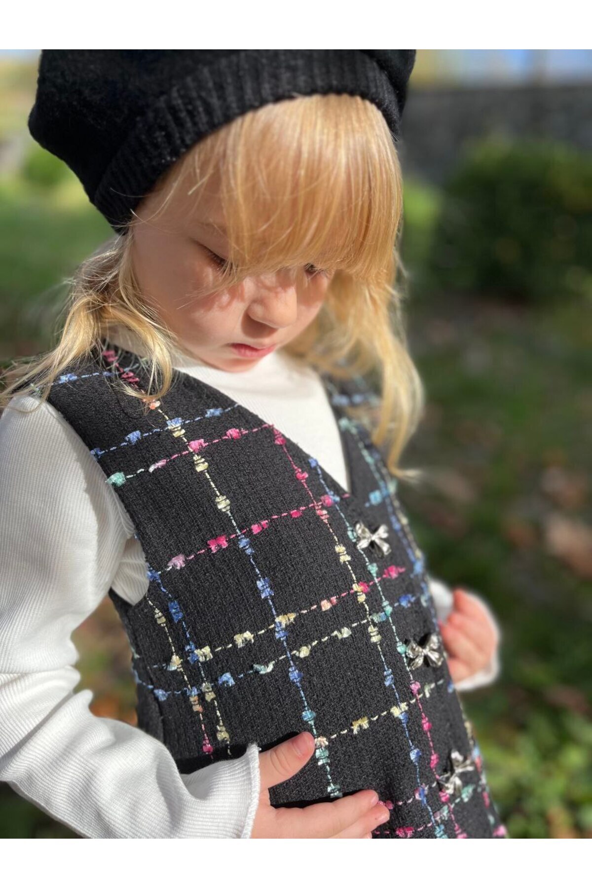 Teeny Weeny Kids Kız Çocuk Tüvit Jile ve Body İkili Takım fotoğrafı 2 (önizleme)