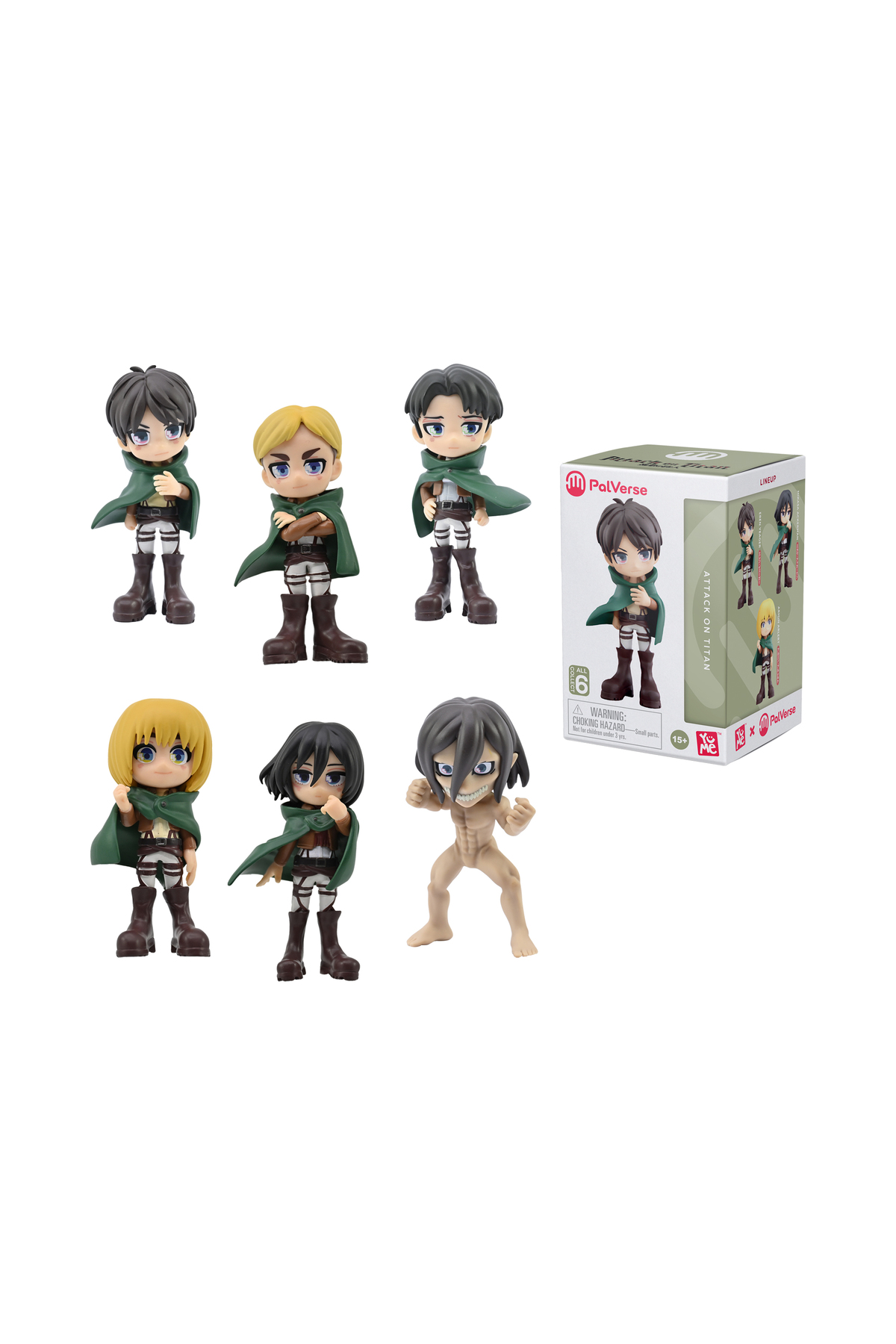 TOYTOPIA Yume Toys Attack On Titan Anime Figür Blindbox Tekli