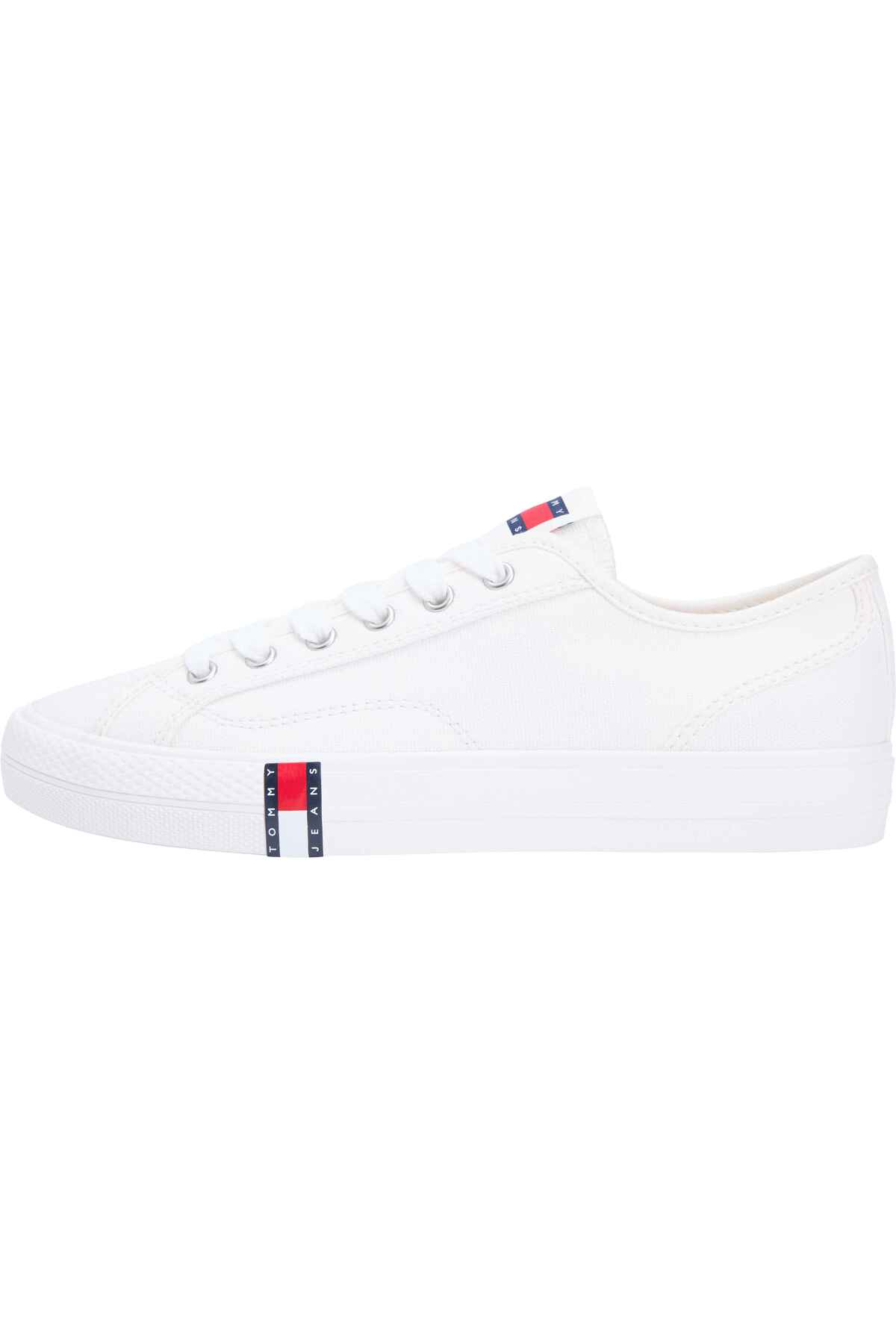 Tommy Hilfiger Dámské tenisky Beyaz1 s logem značky, vhodné pro každodenní no...