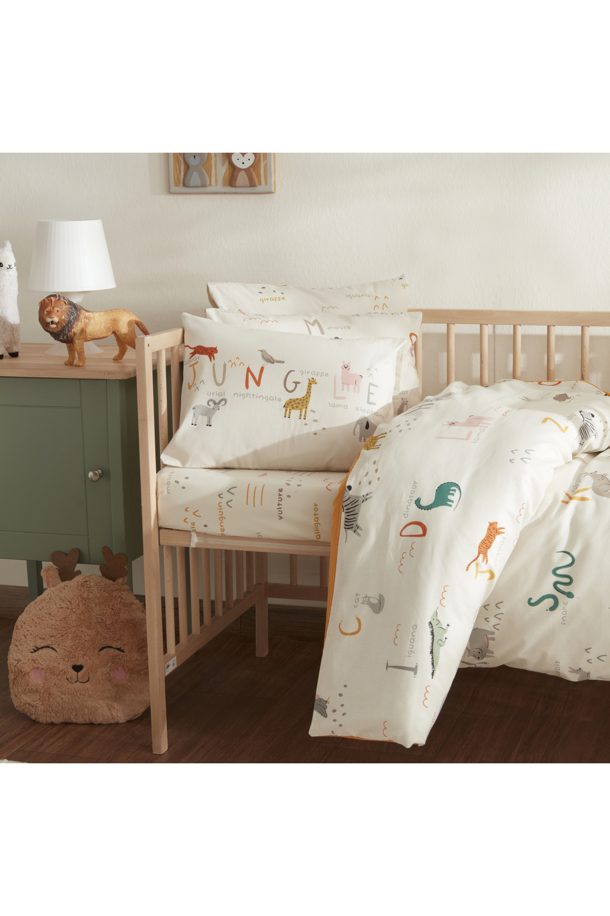 Karaca Home Jungle %100 Pamuk Bebek Nevresim Takımı fotoğrafı 7 (önizleme)