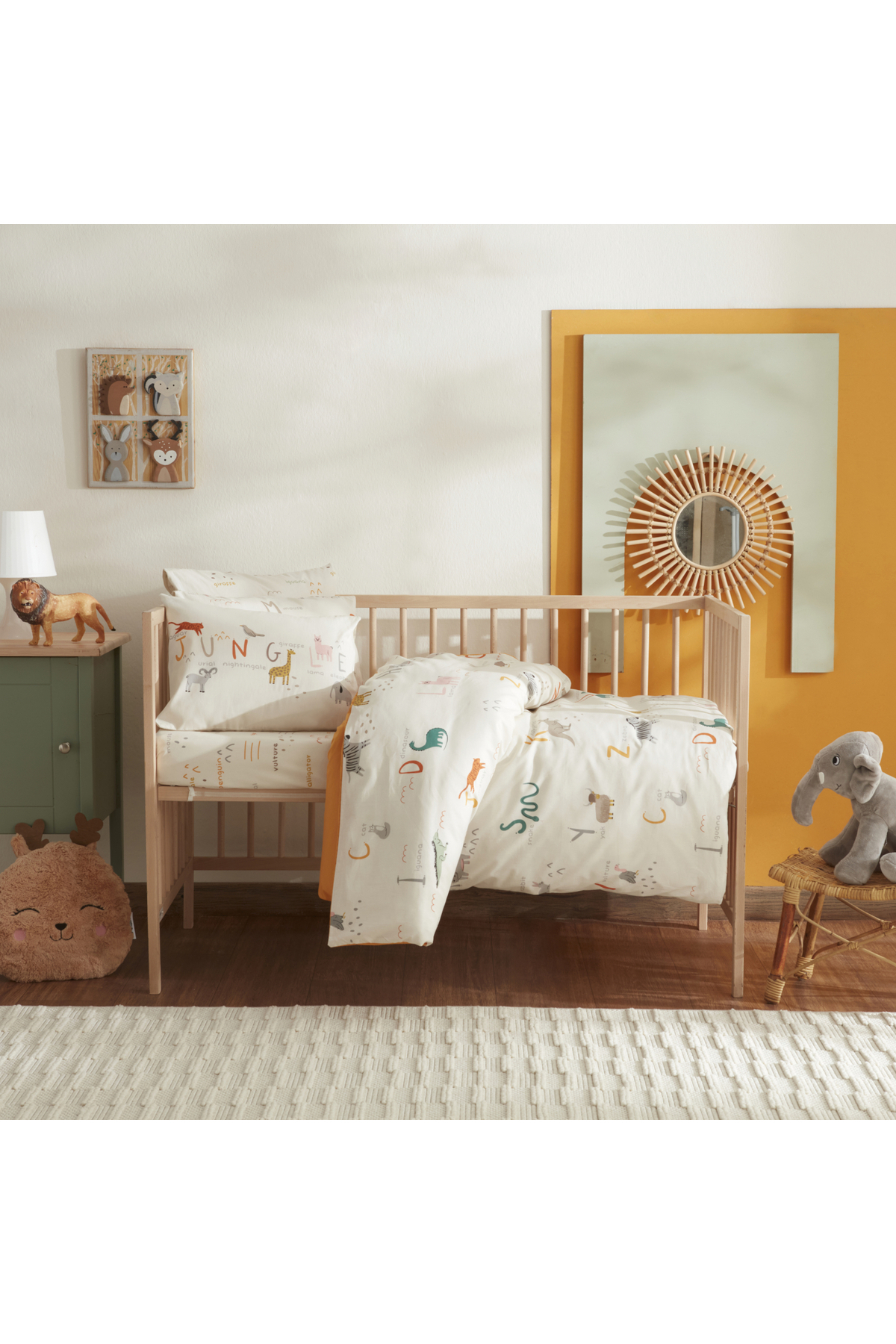 Karaca Home Jungle %100 Pamuk Bebek Nevresim Takımı fotoğrafı 6 (önizleme)