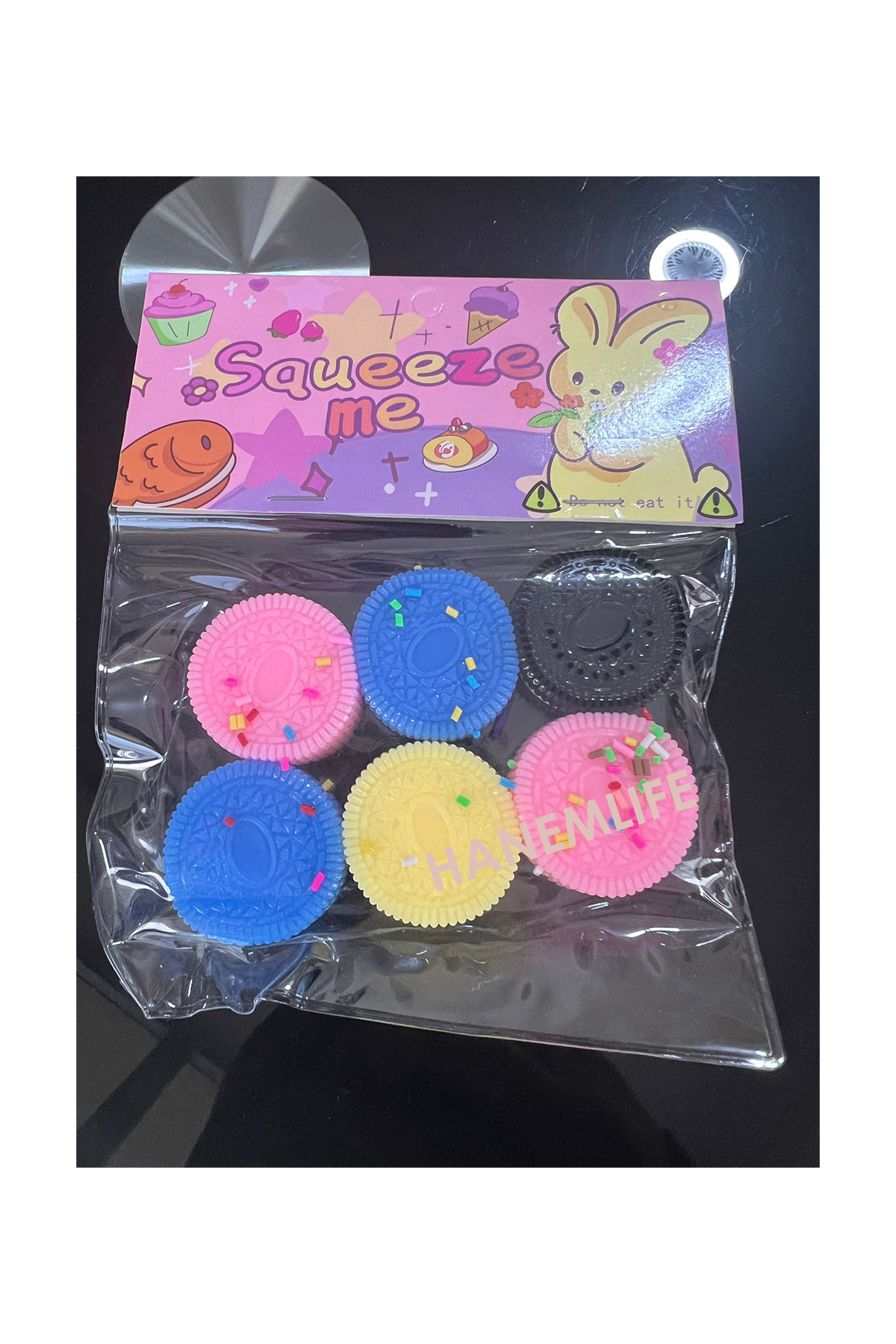 soft Cute Squishy biscuit oreo Squeeze 3 cm Sukushi