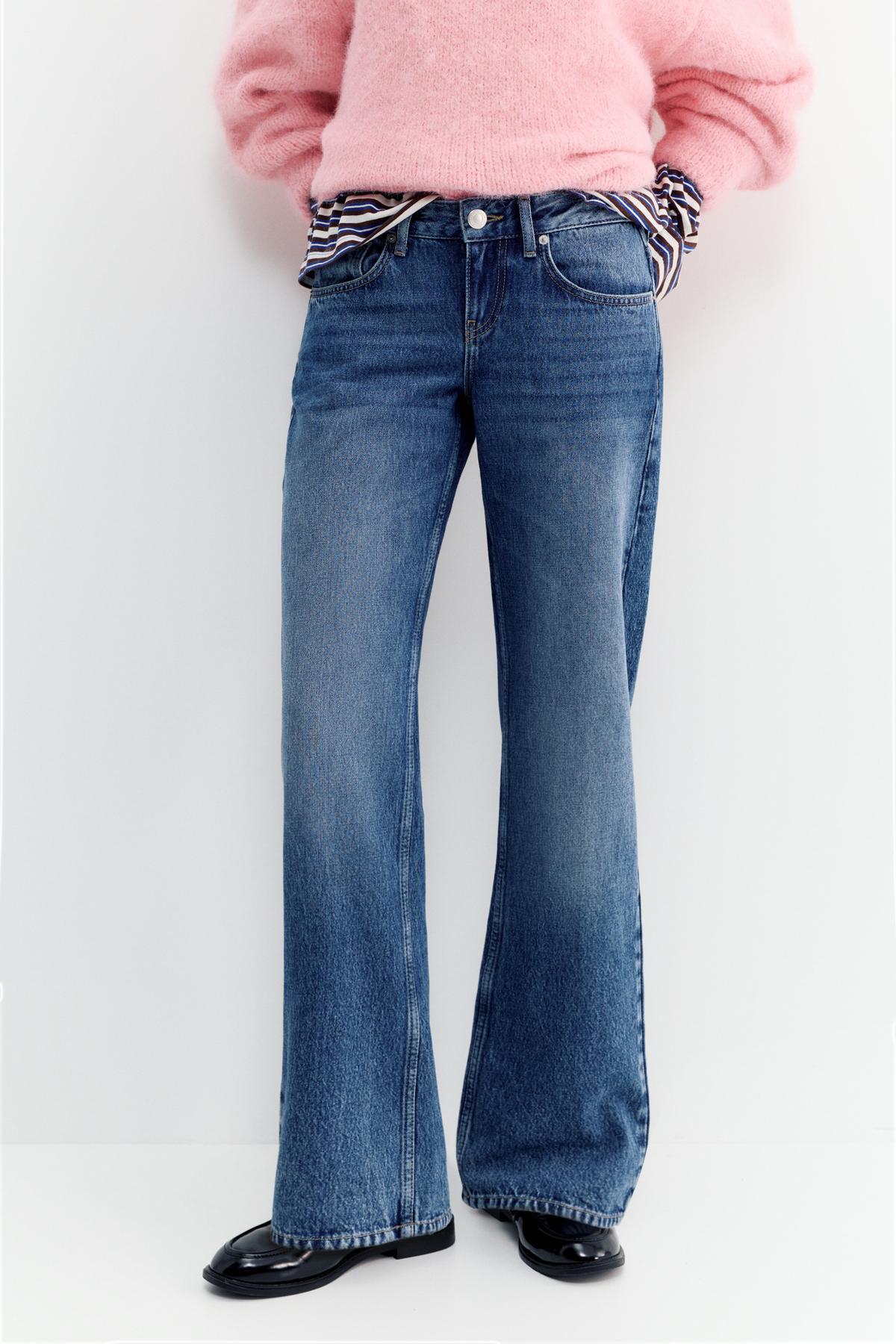 Pull & Bear  Yıldız detaylı straight fit jean - Görsel 3