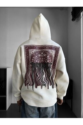 APHELIOS "Monarchy" Eriyen Font Baskılı Oversize Sweatshirt
