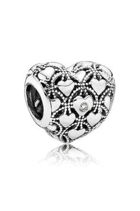 Kalpler Bileklikleri İçin Gümüş Charm CHR791912DDR