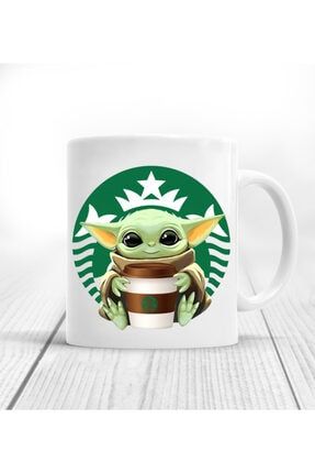 Dükkan Baby Yoda Starbucks Kupa Bardak PANBARDAK545
