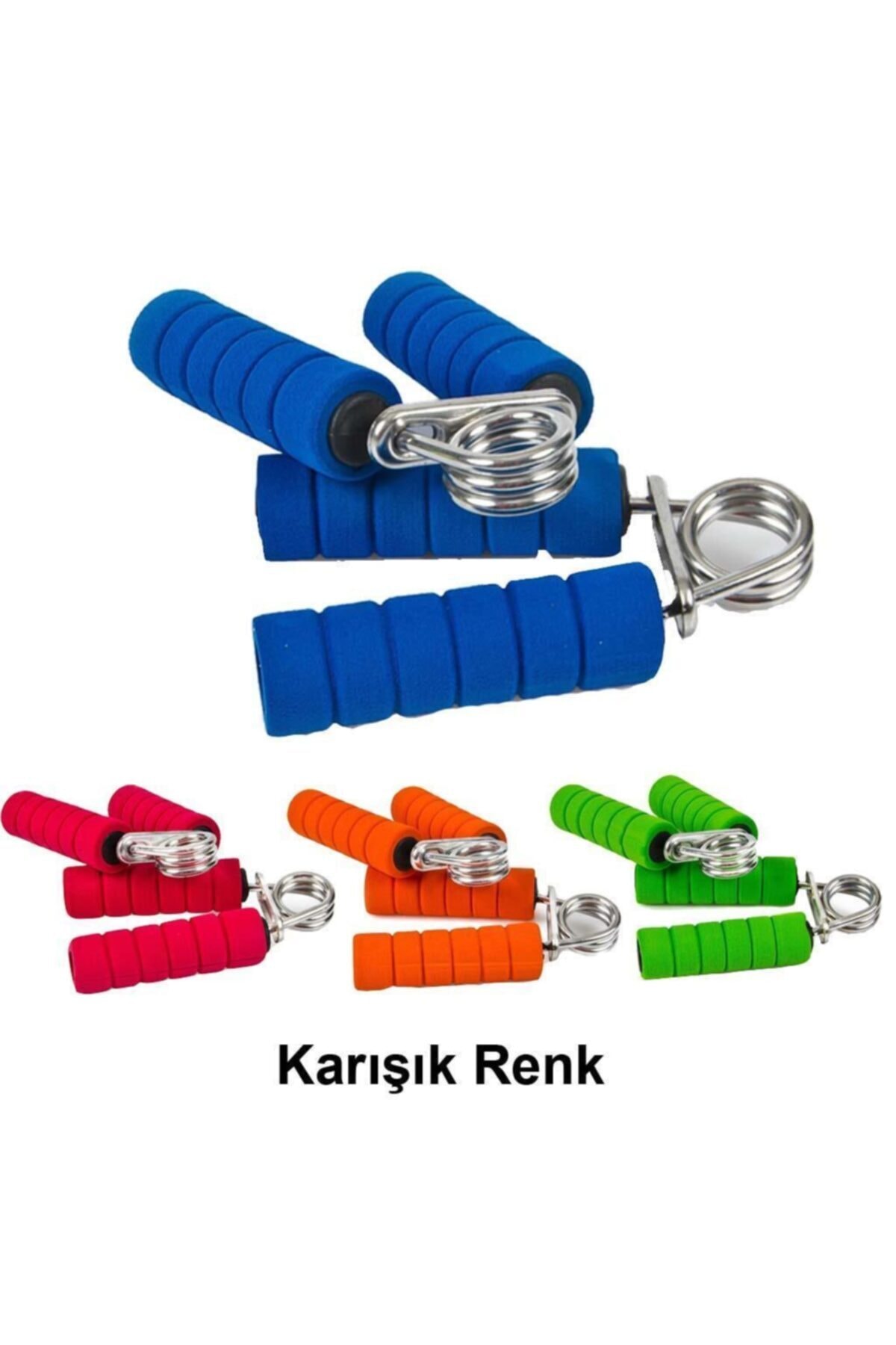 Çokuygunuz Sünger Saplı 2 Adet Bilek Kol Parmak Güçlendirici Yay Stres Kiti