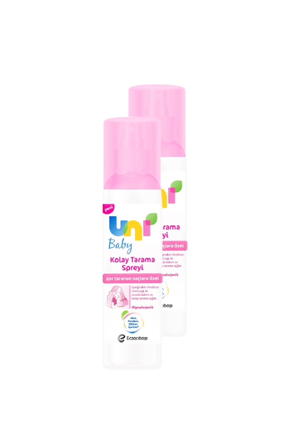 Uni Baby Kolay Tarama Spreyi 200 Ml 2'li Set