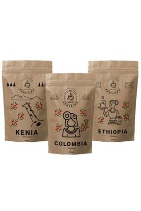 Kenya-Colombia-Ethiopia 200 gr Filtre Kahve %100 Arabica KPQU3679