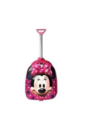 Anaokulu Çanta Seti Çekçekli Çanta - Mini Sırt Çantası Minnie Mouse minnie set