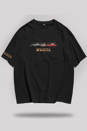 Celica Araba Baskılı Unisex Oversize T-shirt arbbbb