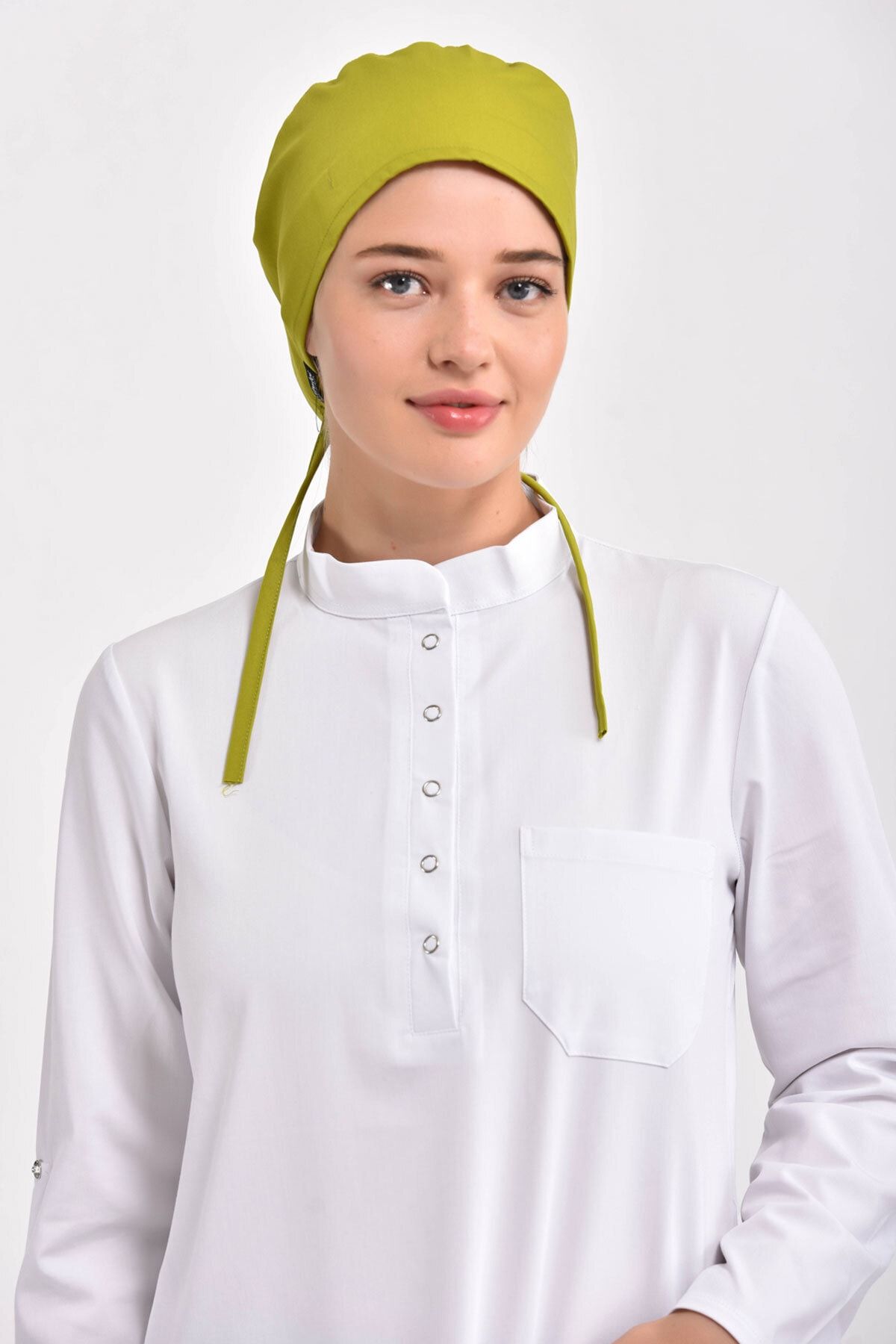 Owlet Medikal-Lycra Olive Green Surgical Cap 2