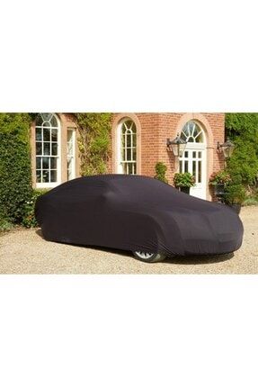 Volkswagen Jetta Penye Kumaş Oto Koruyucu Likralı Kumaş Branda Örtü Siyah 5772