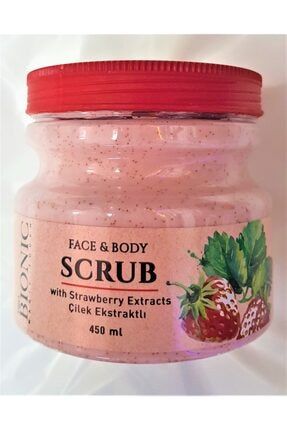 Bıonıc Magıc Touch Scrub Strawberry - Tüm Vücut Peeling Çilek 450ml BIONIC