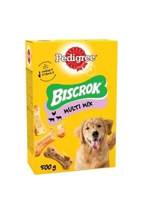 Biscrok Multi Mix Köpek Ödül Bisküvisi 500 Gr X 2 Adet 01458796541