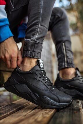 Erkek Sneakers Ayakkabı 606 Siyah (siyah Taban) XON1606