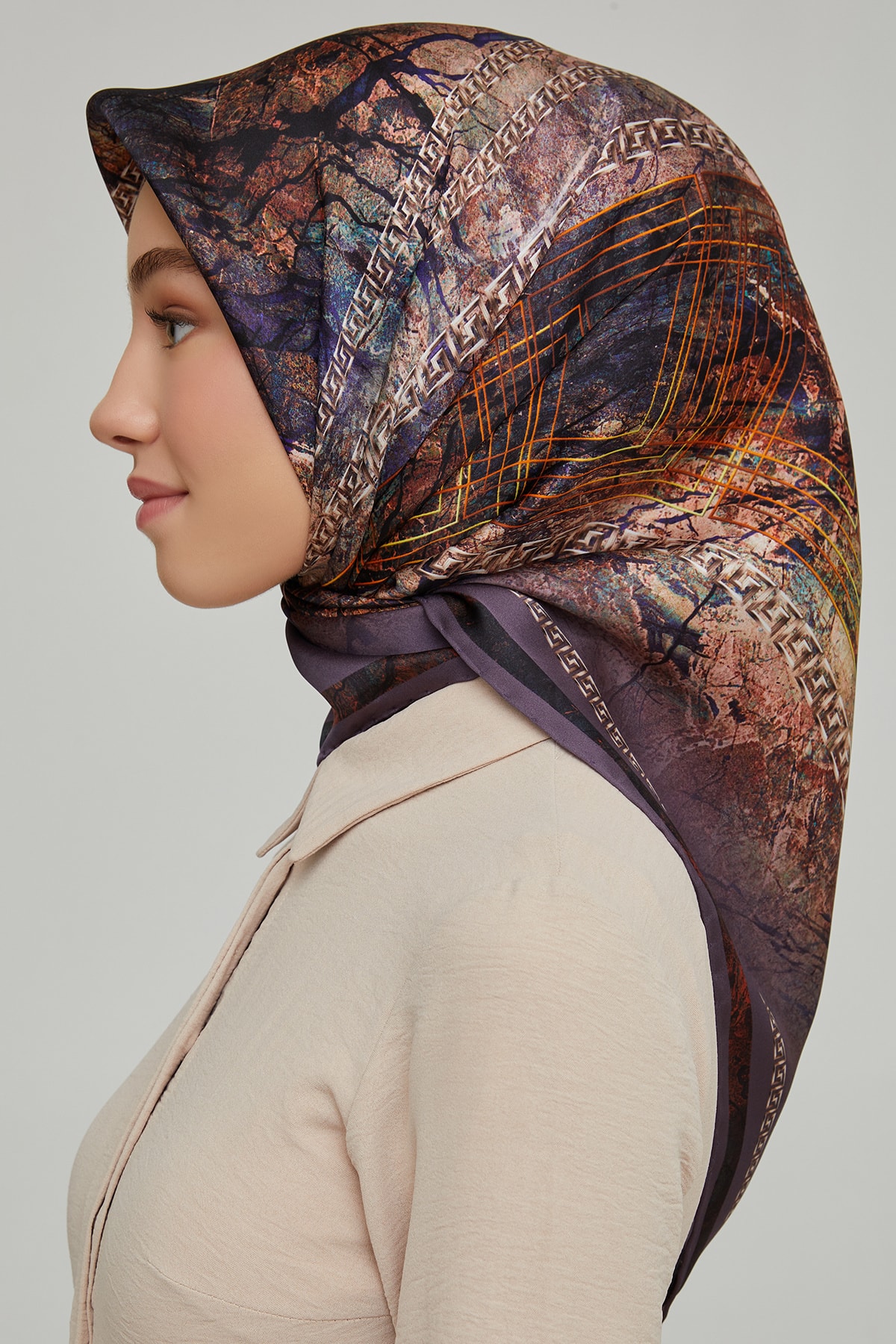 روسری زنانه آرمینه | E21KA8615D01 Armine - Image 2