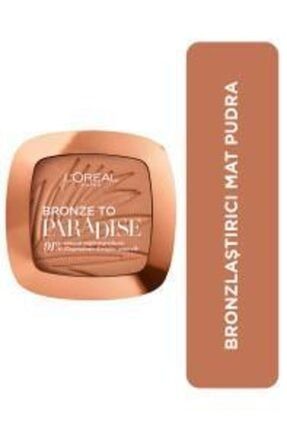 L'oréal Paris Bronze To Paradise Mat Bronzlaştırıcı Pudra 02 Baby One More Tan loreal9692