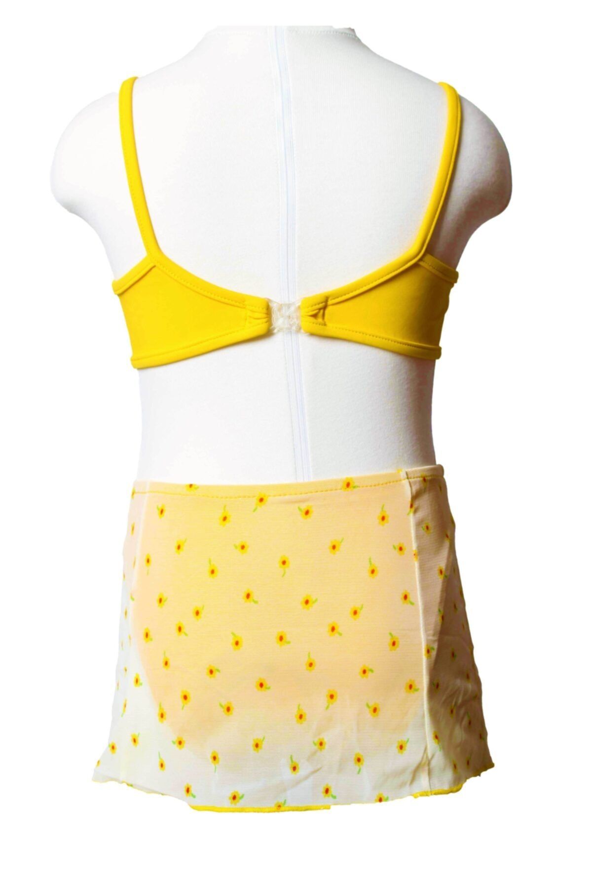 Sude-طقم بيكيني للفتيات من Ayl موديل Bustier مع تنورة من التول ومطبوع من الأسفل 193-94a 2