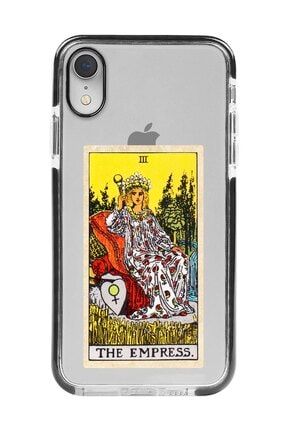 Iphone Xr Siyah Kenarlı Anti Shock The Empress Desenli Telefon Kılıfı IPXRANTI-256