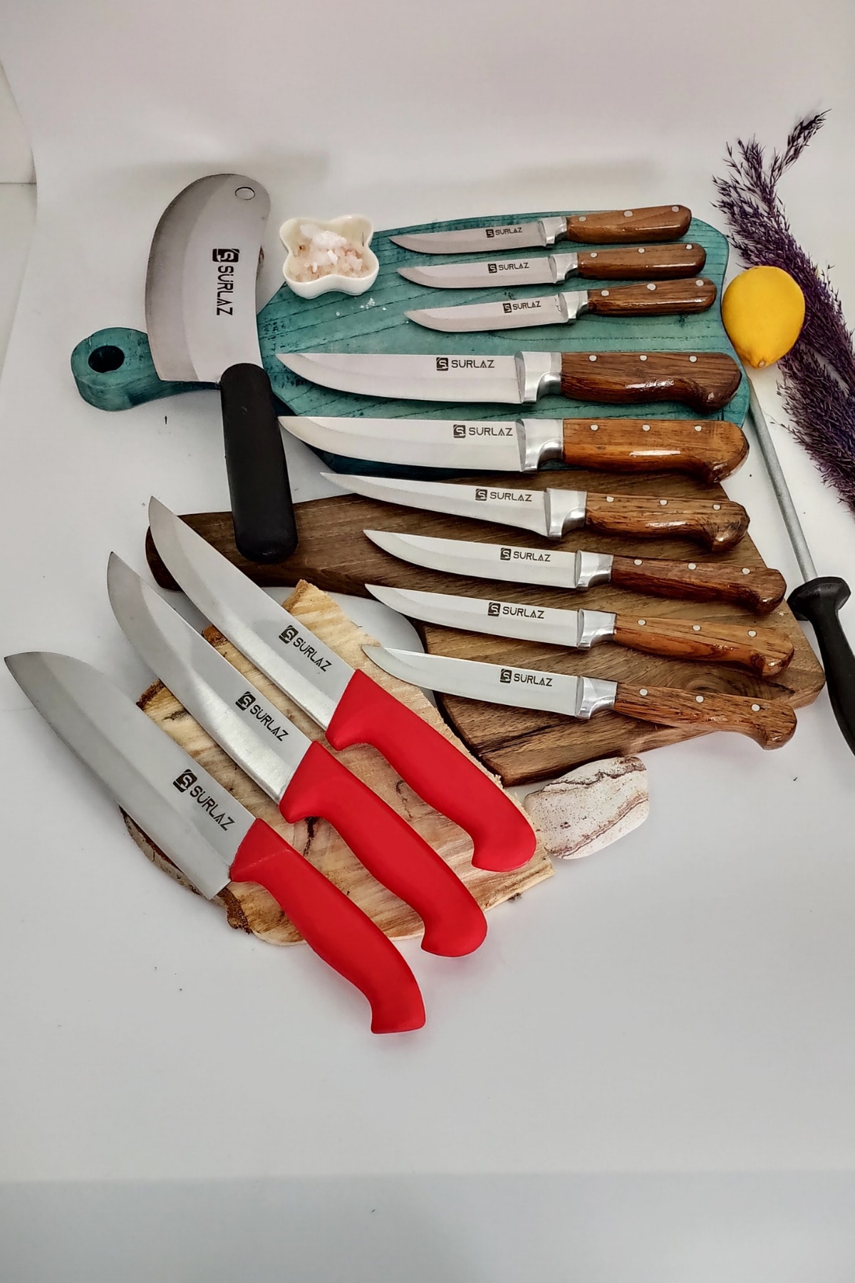 シュラメック　セット SürLaz Sürmene Paslanmaz Çelik Çeyizlik Set 14 Parça Özel Seri
