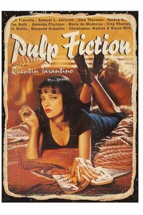 Pulp Fiction Modern Mdf Tablo dikey-33107-50-70