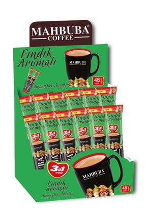 Coffee 3ü1 Arada Fındıklı Hazır Kahve 48x17gr MAHBUBA 3Ü1 FINDIKLI 48