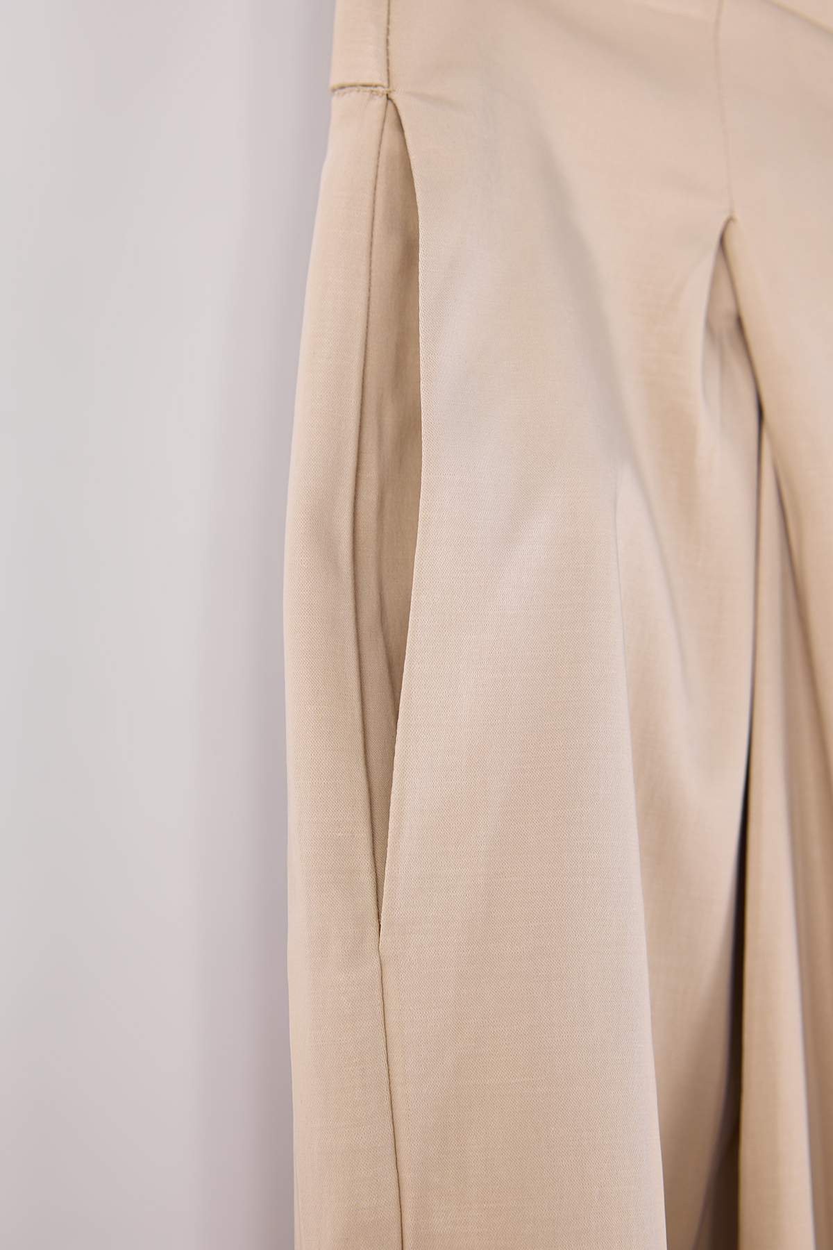 Trendyolmilla  Bej Balon/Şalvar Dokuma Pantolon TWOSS26PL00037 - Görsel 6