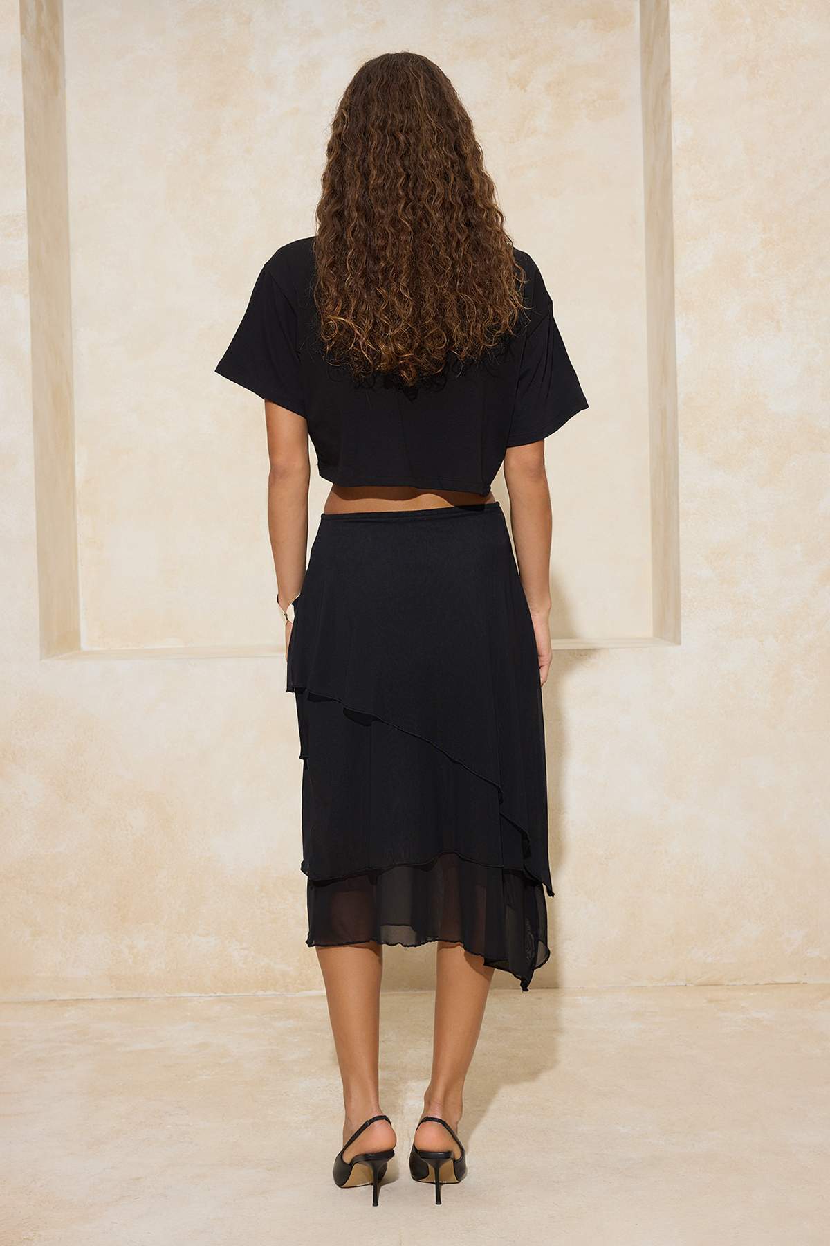 Trendyolmilla  Siyah Etek TWOAW26ET00084 - Görsel 4