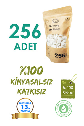 BABYSO Sıkıştırılmış Bebek Mendili 256 Adet Paket