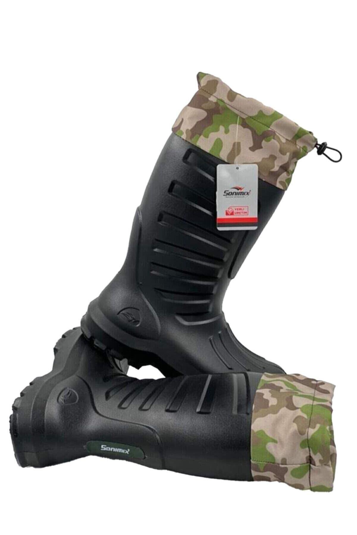 Sonimix  Eva Termal Çizme Haki -30 Derece Soğuğa Dayanıklı