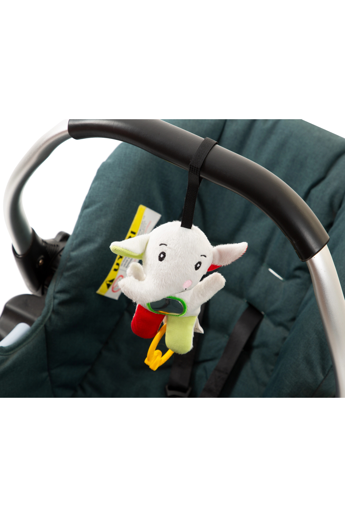 Babyjem Sevimli Arkadaşım Titreşimli Aynalı Fil Çıngırak fotoğrafı 3 (önizleme)