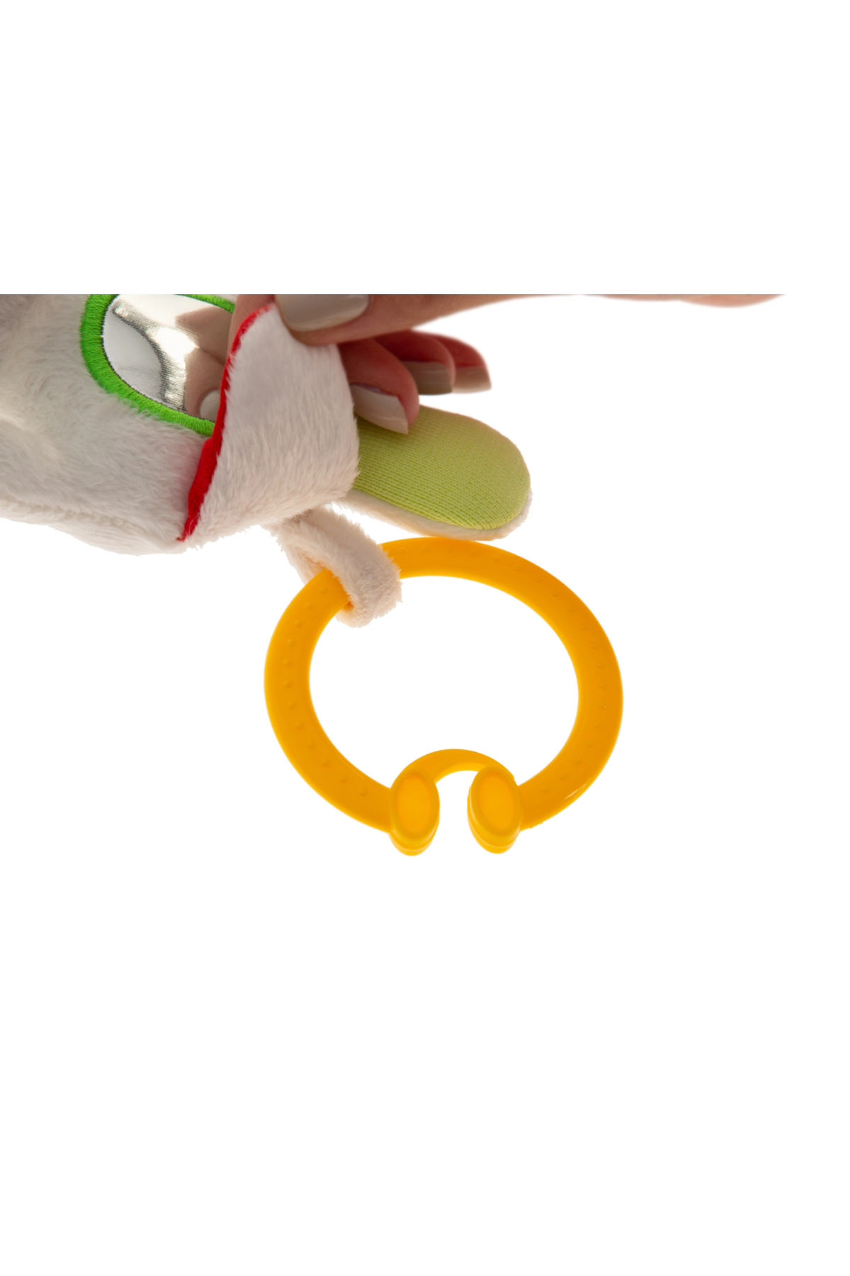 Babyjem Sevimli Arkadaşım Titreşimli Aynalı Fil Çıngırak fotoğrafı 7 (önizleme)