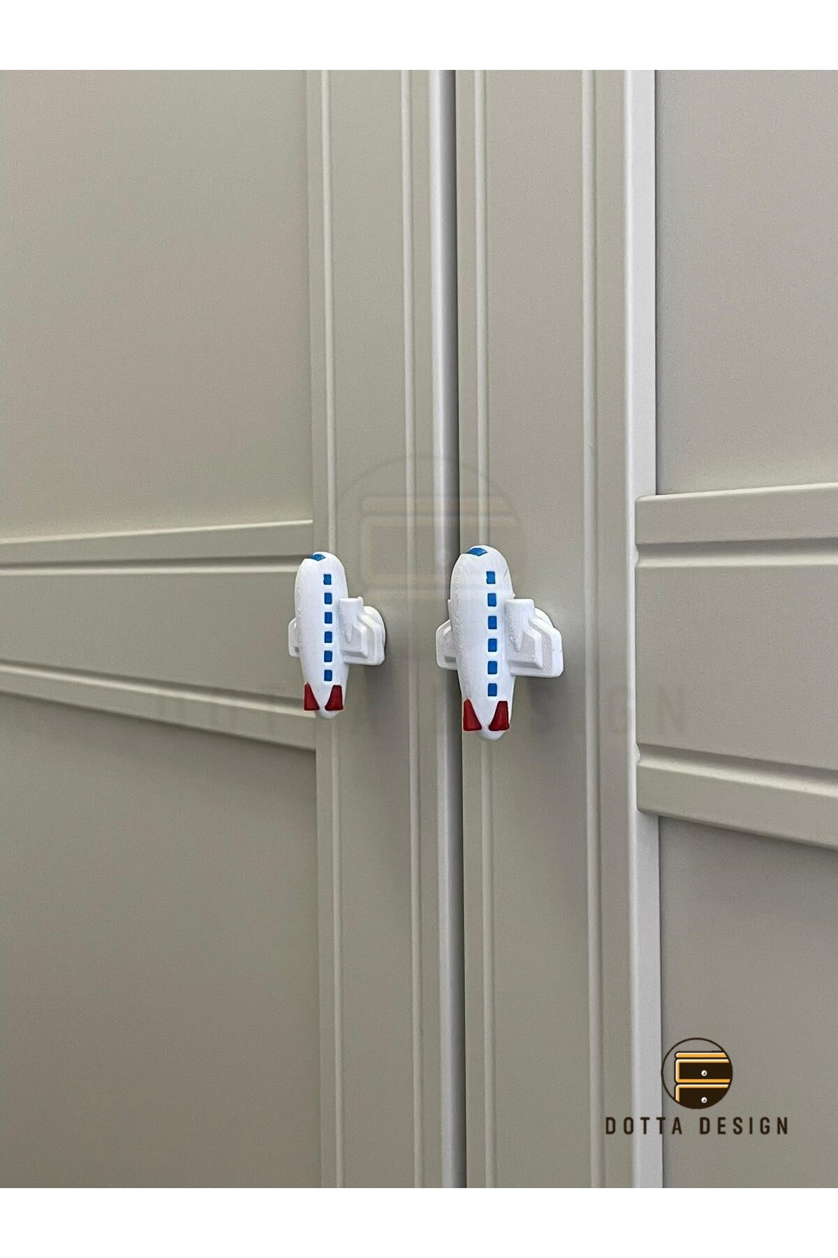 Dotta Design Çocuk Odası Kulpları - Uçak Kulp (Tekli) fotoğrafı 3 (önizleme)