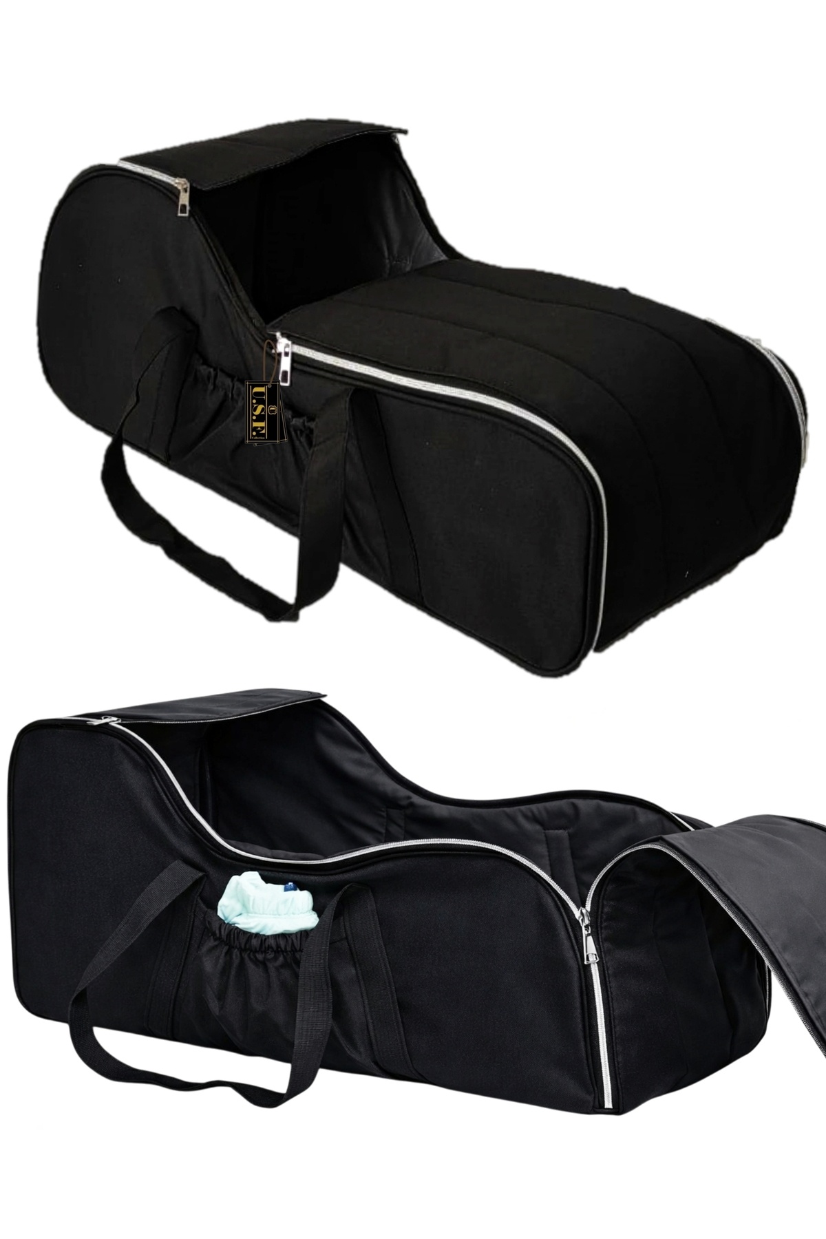 USF Portbebe Ana Kucağı Puset Bebek Taşıma Anne Bebek Bakım Çantası - 2 Li Set fotoğrafı 5 (önizleme)