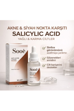 Sooê Siyah Nokta Ve Karşıtı Salicylic Acid Cilt Bakım Serumu 30 Ml