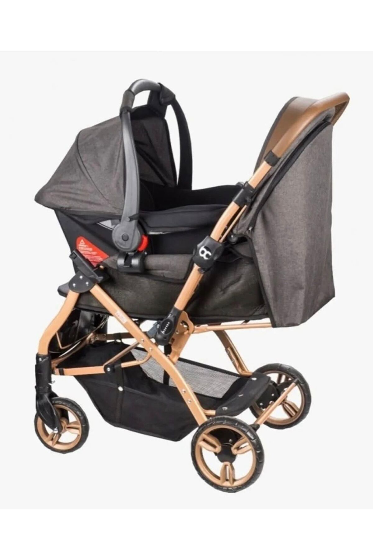 TURHANBEBE 20 Parça Bebek Çeyiz Seti Bebek Arabası Puset Beşik Ana Kucağı Bebek Bakım Çantası 7'Li Tekstil Seti fotoğrafı 2 (önizleme)