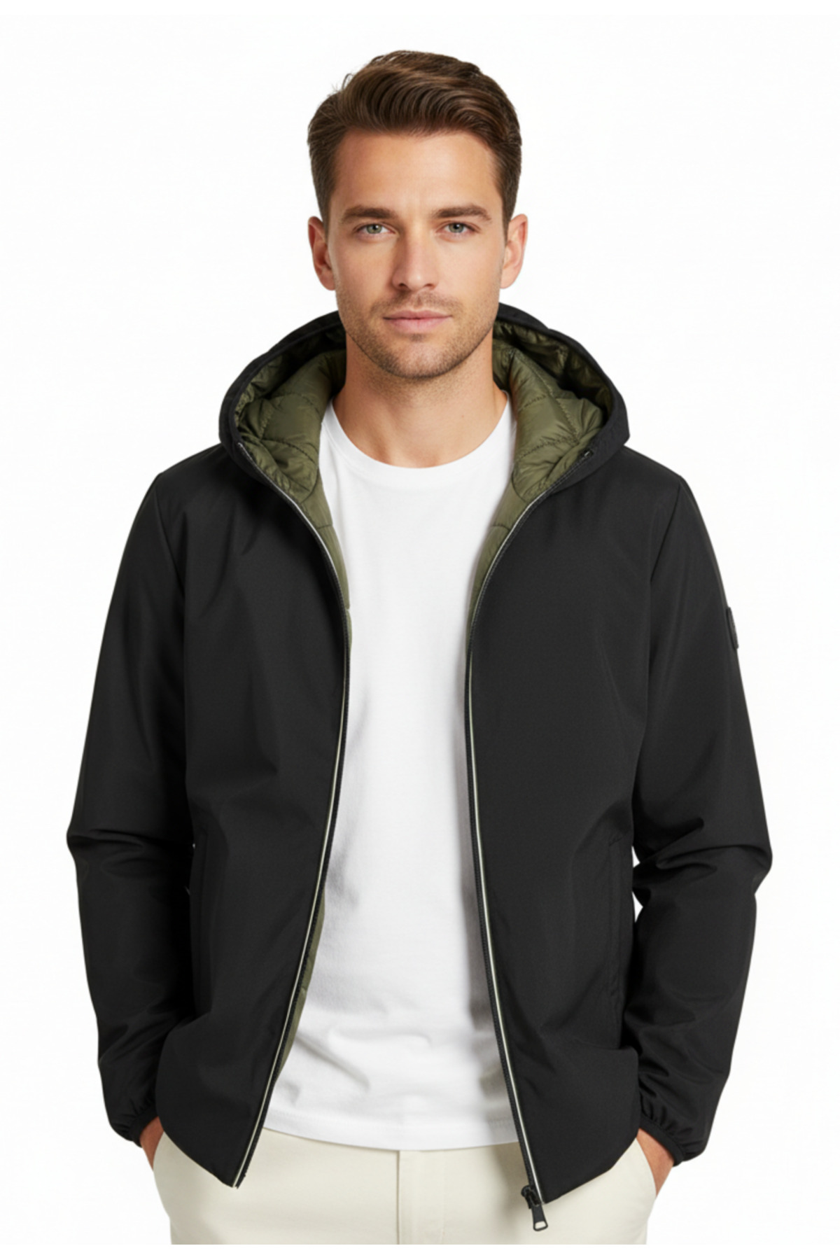 کاپشن مردانه راسته آستین بلند | جک اند جونز Jack & Jones 12259850 - تصویر 5